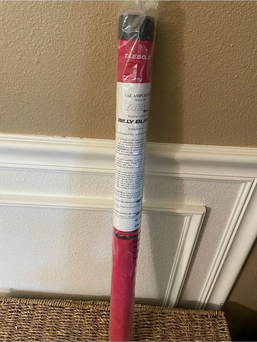 Billy Blanks TAEBO The Amplifier Fitness Bar Baton 3 Pound Weight